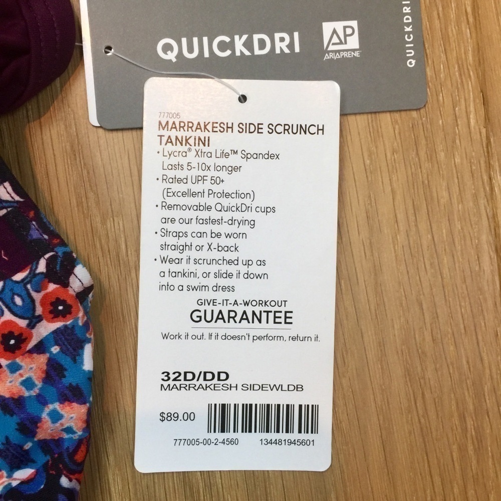 Athleta Marrakesh Side Scrunch Tankini Swim Top - Picture 8 of 11